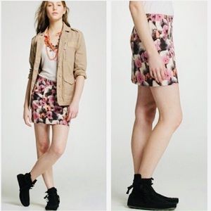 J. Crew Watercolor Potpourri Mini Skirt